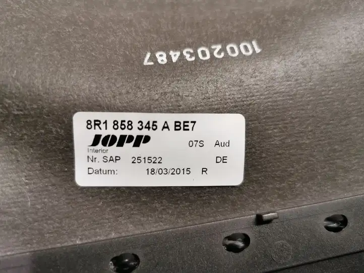 Audi Q5 SQ5 (2012 - 2017) 8R1858345A Обшивка рулевой колонки — фото 4