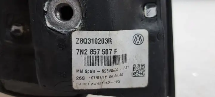 Volkswagen Sharan (2010 - 2015) 7N2857507F Боковое зеркало с электроприводом — фото 4