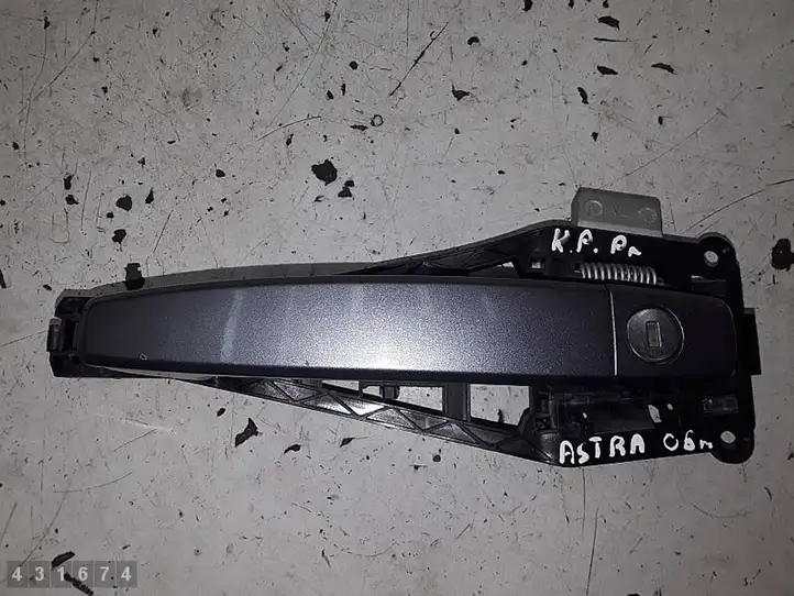 Opel Astra H (2004 - 2009) 24463523 Наружная ручка двери — фото 1