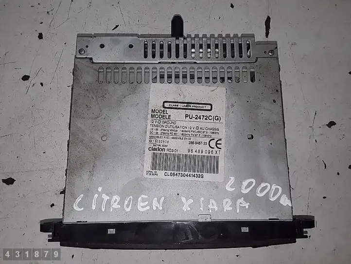 Citroen Xsara Picasso (1999 - 2012) 96489096XT Магнитола / мультимедийная система — фото 2