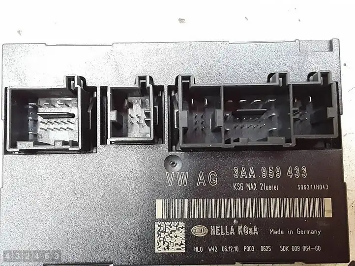 Volkswagen PASSAT CC (2008 - 2012) 3AA959433 Модуль комфорта — фото 3