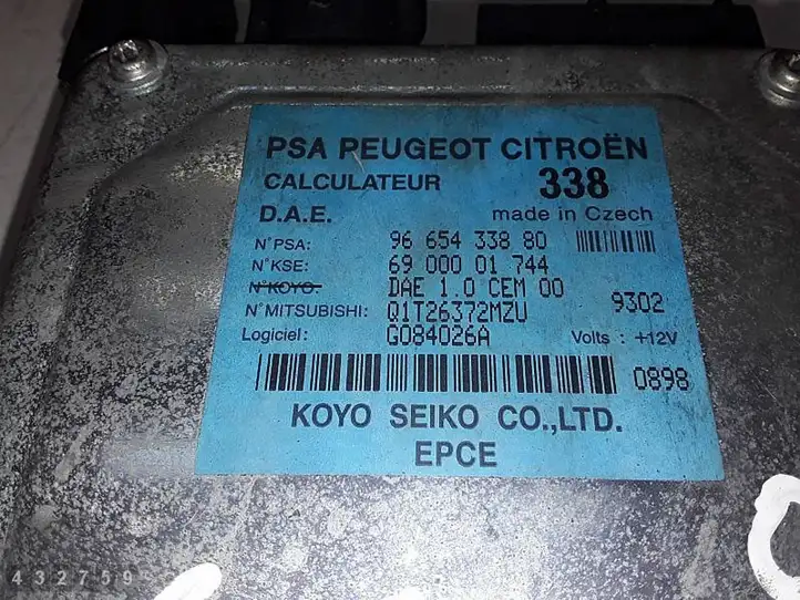 Citroen C2 (2008 - 2014) 9665433880 Блок управления усилителем руля — фото 2