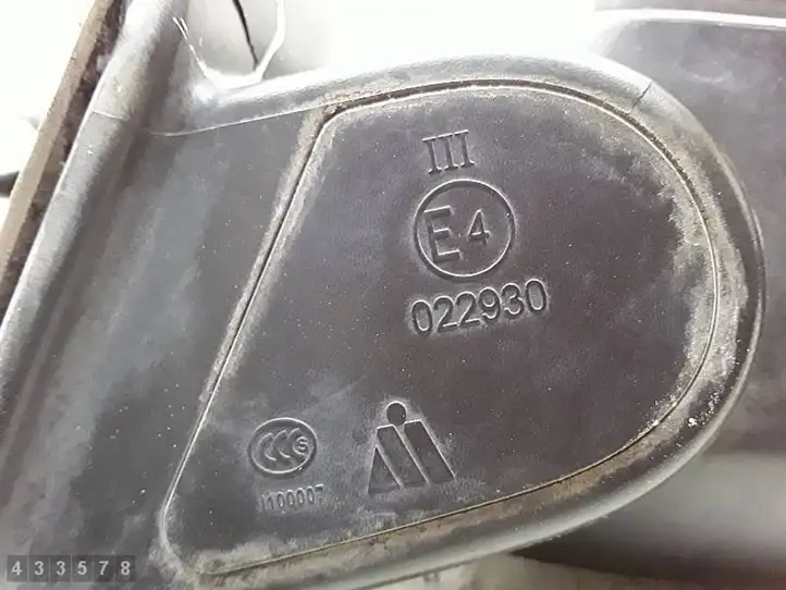Nissan NV200 (2009 - ) E4022930 Боковое зеркало с электроприводом — фото 9