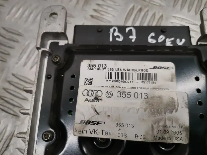 Audi A4 S4 B7 8E 8H (2004 - 2009) 355013 Усилитель звука — фото 2