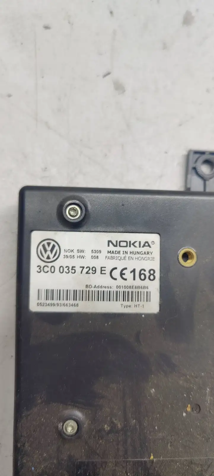 Volkswagen PASSAT B6 (2005 - 2010) 3C0035729E Блок GSM — фото 2