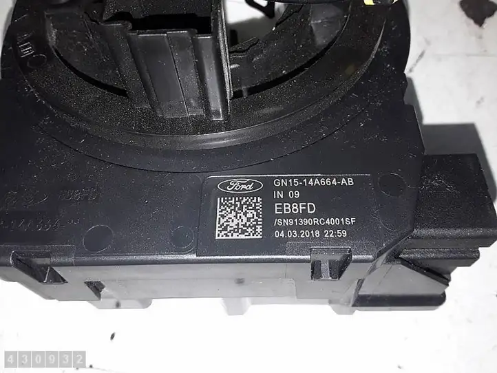 Ford Fiesta (2017 - ) GN1514A664AB Контактное кольцо SRS — фото 2