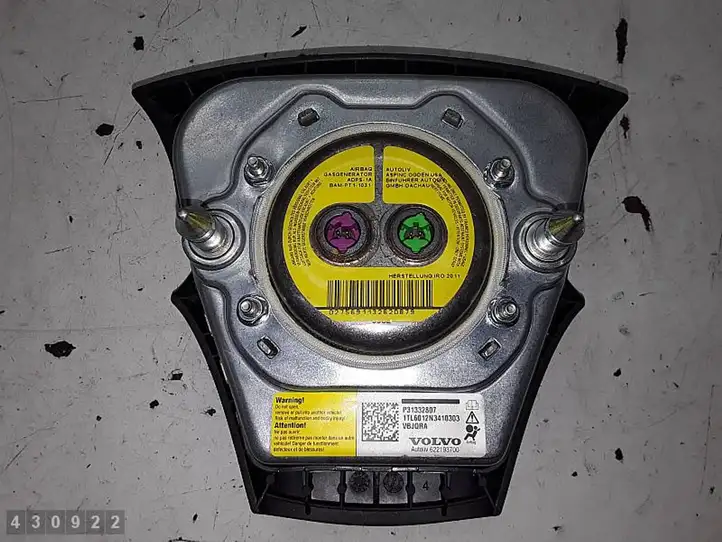 Volvo C30 (2010 - 2013) P31332807 Подушка безопасности руля — фото 3