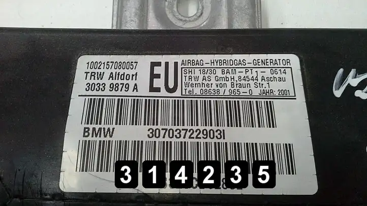 BMW 3 E46 (1998 - 2005) 30703722903I Подушка безопасности двери — фото 2