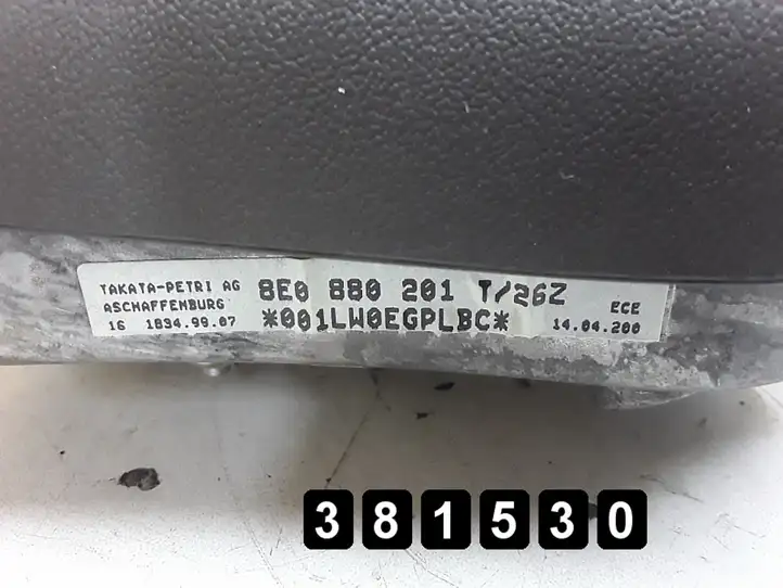 Audi A4 S4 B6 8E 8H (2000 - 2006) 8e0880201 Подушка безопасности руля — фото 3