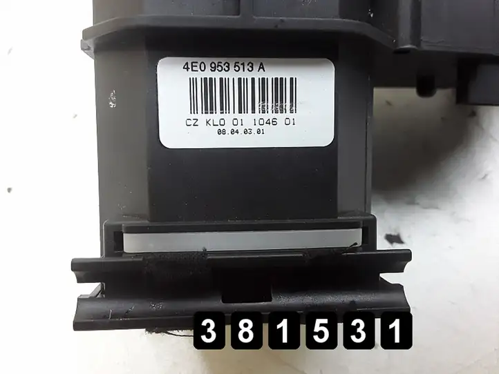 Audi A4 S4 B6 8E 8H (2000 - 2006) 4e0953513a Другие включатели / ручки/ переключатели — фото 4