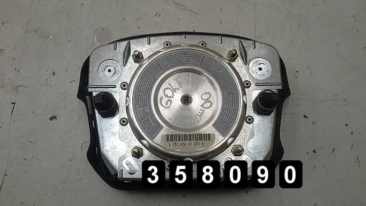 Volkswagen Golf IV (1998 - 2005) 3b0880201n Подушка безопасности руля — фото 2