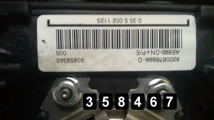 Nissan Primastar (2001 - 2014) 8200676898 Подушка безопасности руля — фото 3