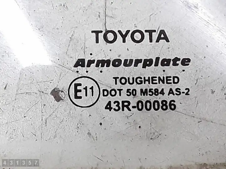 Toyota Hilux (AN10, AN20, AN30) (2011 - 2015) E1143R00086 Стекло передней двери — фото 1