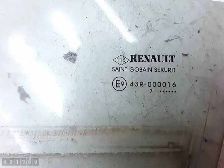 Renault Kadjar (2018 - ) E943R000016 Стекло передней двери — фото 1