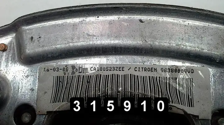 Citroen C3 (2002 - 2009) 96380009VD Подушка безопасности руля — фото 3