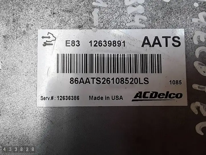 Opel Meriva B (2010 - 2014) 12639891 Блок управления двигателем (ECU) — фото 3