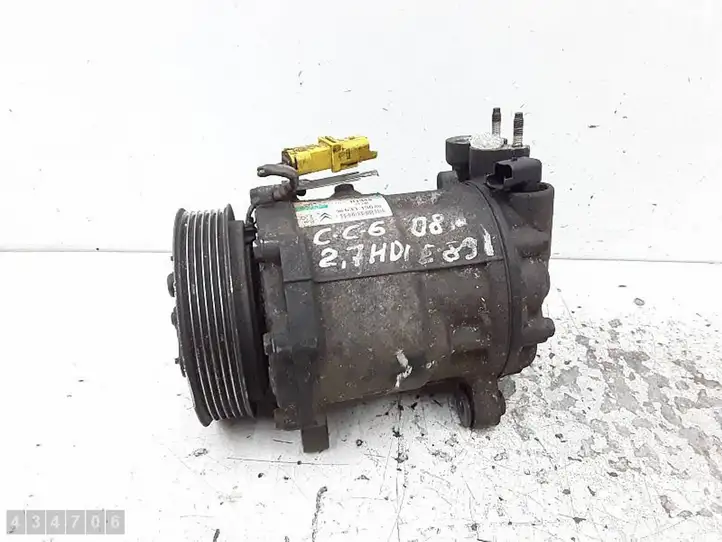 Citroen C6 (2005 - 2012) 9663315680 Компрессор (насос) кондиционера воздуха — фото 6