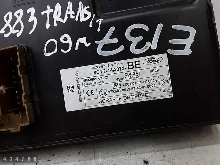 Ford Transit (2006 - 2013) 8C1T14A073BE Модуль комфорта — фото 2