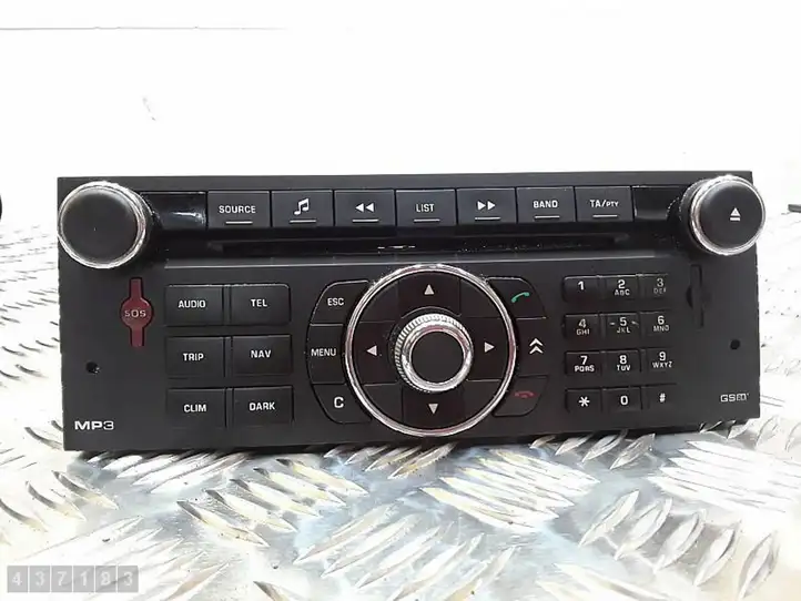 Citroen C6 (2005 - 2012) 96632915ZD Магнитола / мультимедийная система — фото 1