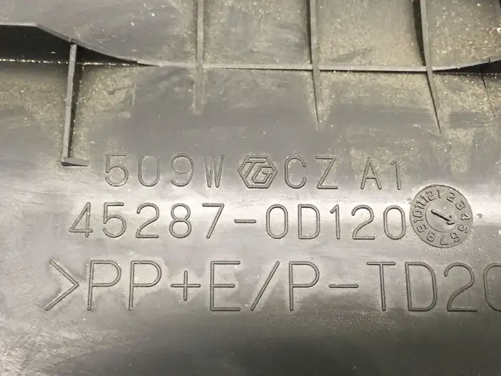 Toyota Yaris (2014 - 2019) 452870D120 Обшивка рулевой колонки — фото 6