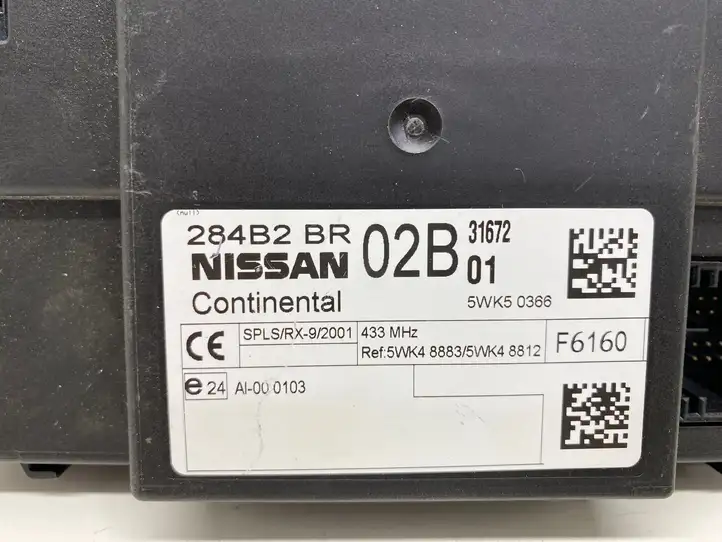 Nissan Qashqai (2010 - 2013) 284B2BR02B Прочие блоки управления — фото 4