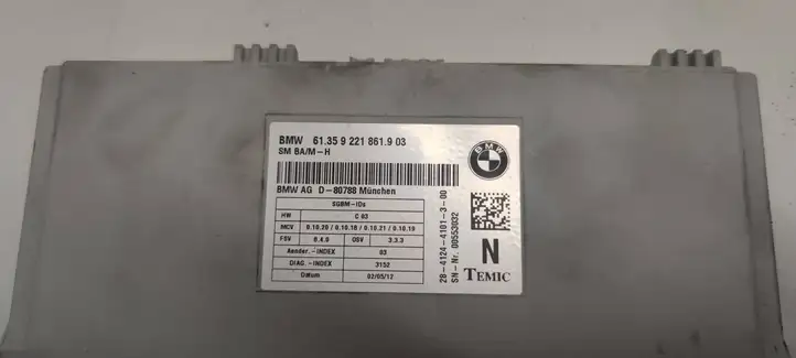 BMW 3 F30 F35 F31 (2012 - 2018) 9221861 Блок управления сиденьем — фото 4