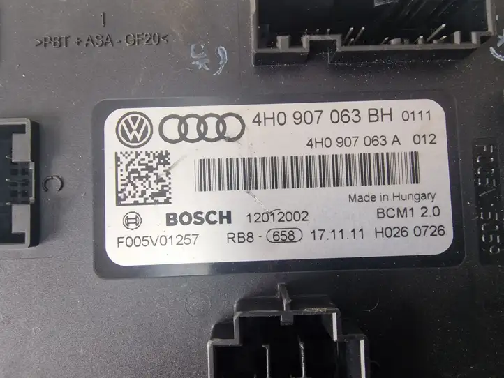 Audi A6 C7 (2011 - 2014) 4H0907063BH Модуль комфорта — фото 2