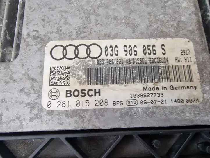 Audi A3/S3 8P (2008 - 2013) 03G906056S Блок управления двигателем (ЭБУ) — фото 3