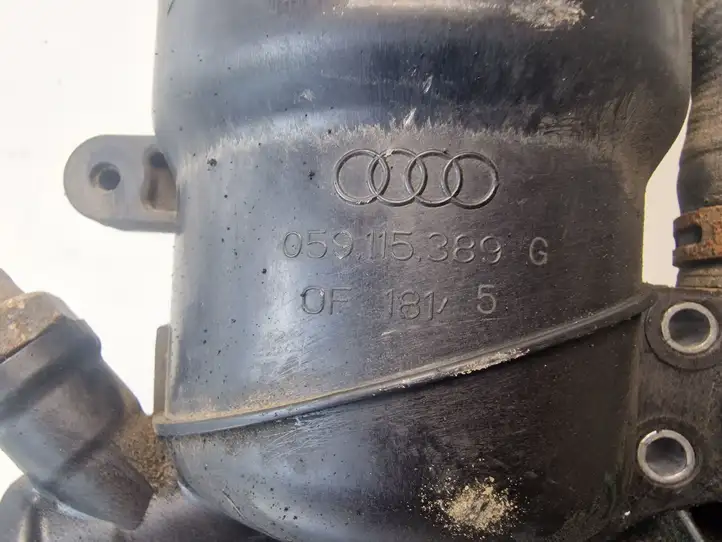 Audi A8 S8 D4 4H (2010 - 2014) 059115389G Кронштейн масляного фильтра — фото 7