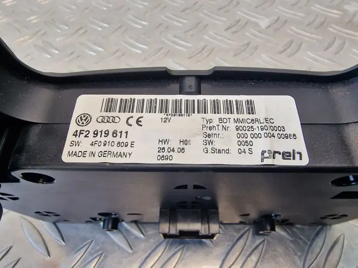 Audi A6 S6 C6 4F (2008 - 2011) 4F2919611 Контроллер мультимедийной системы — фото 4