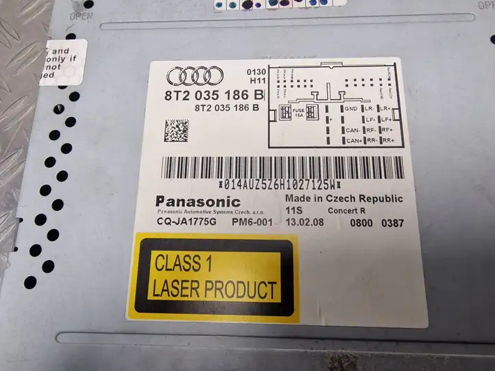 Audi A4 S4 B8 8K (2007 - 2011) 8T2035186B Магнитола / мультимедийная система — фото 4