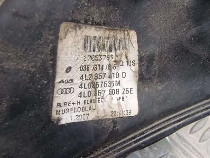 Audi Q7 4L (2005 - 2009) 4L2857410D Боковое зеркало с электроприводом — фото 7