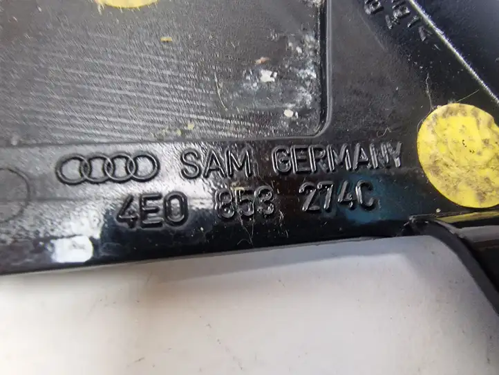 Audi A8 S8 D3 4E (2005 - 2007) 4E0853274C Накладка стекла задней двери — фото 3