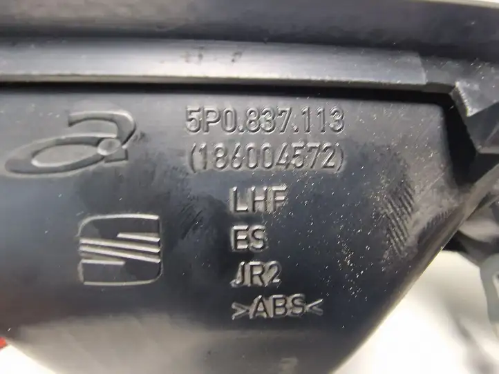 Seat Altea (2004 - 2009) 5P0837113 Внутренняя ручка задней двери — фото 4