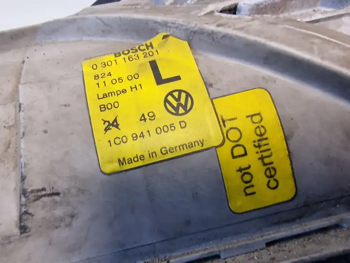 Volkswagen New Beetle (1997 - 2005) 1C0941005D Передняя фара — фото 2