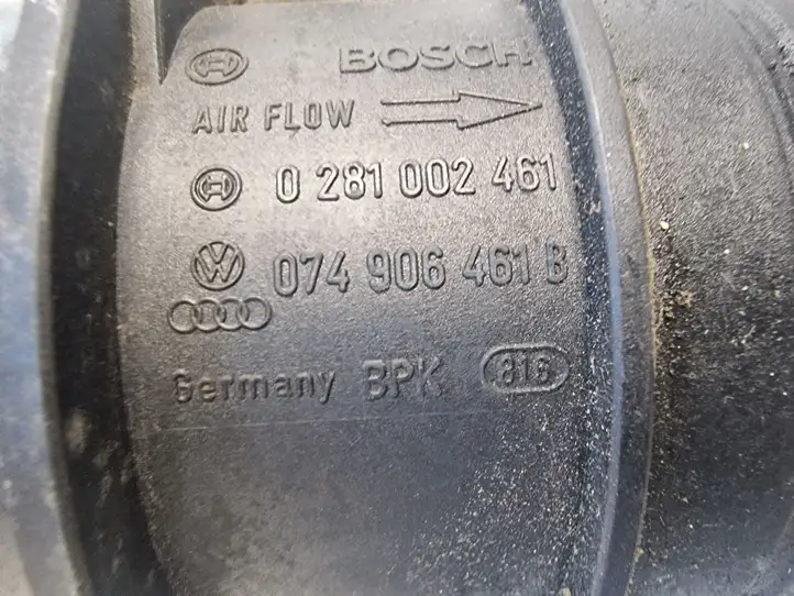 Audi A4 S4 B6 8E 8H (2000 - 2006) 074906461B Датчик массового расхода воздуха — фото 2