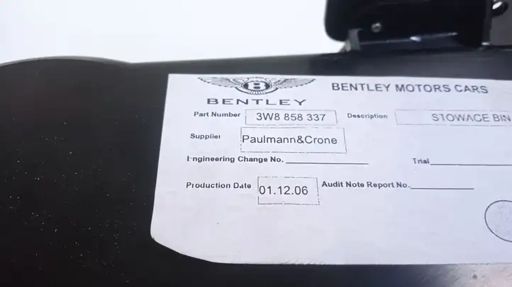 Bentley Continental (2003 - 2017) 3W8858337 Ящик центральной консоли — фото 4