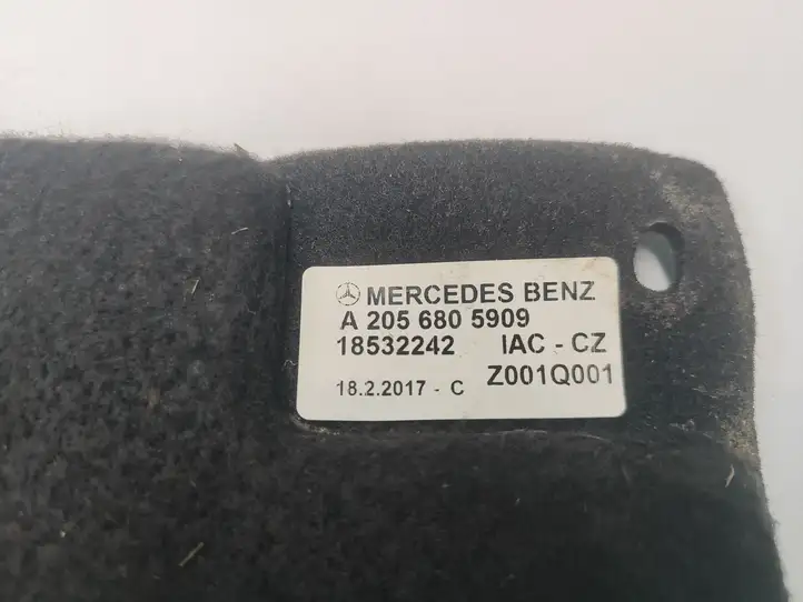 Mercedes-Benz C W205 (2014 - 2021) A2056805909 Пол багажника — фото 3