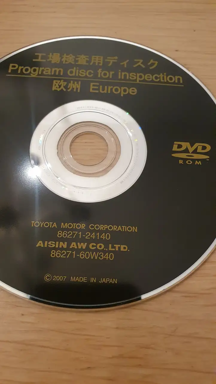 Toyota Corolla Verso AR10 (2004 - 2009) 8627124140 Навигационные карты CD/DVD — фото 2