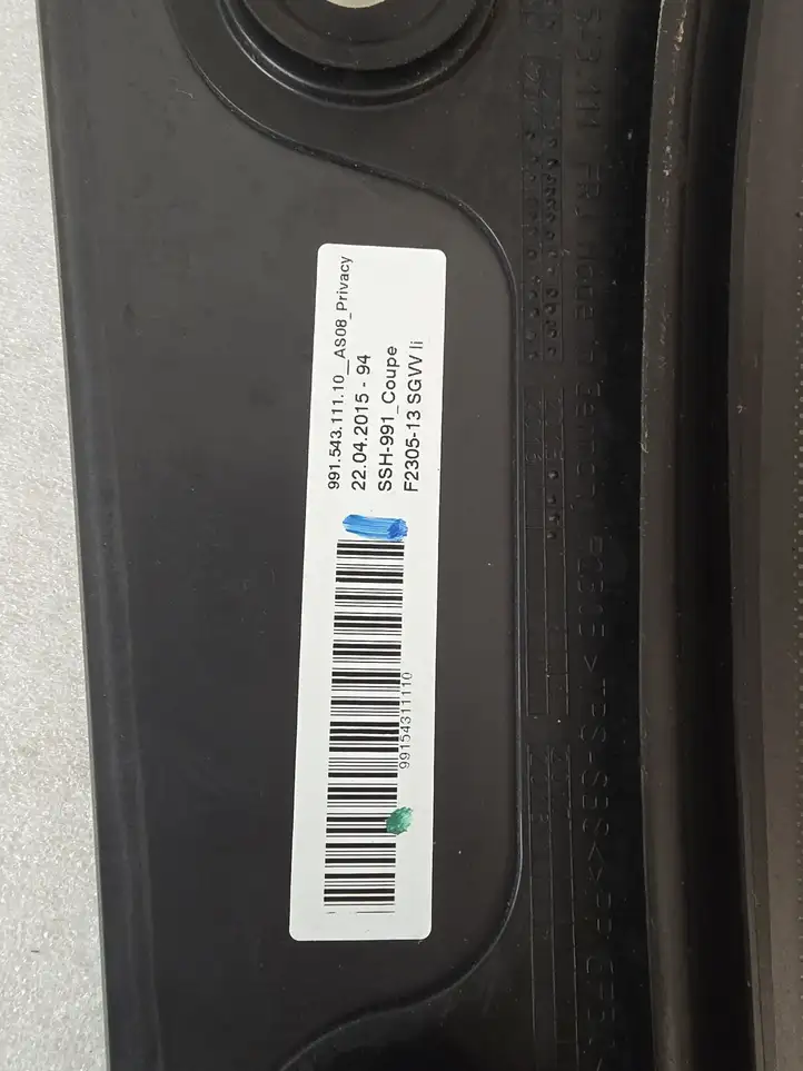 Porsche 911 991 (2011 - 2019) 99154311110 Заднее боковое стекло — фото 2