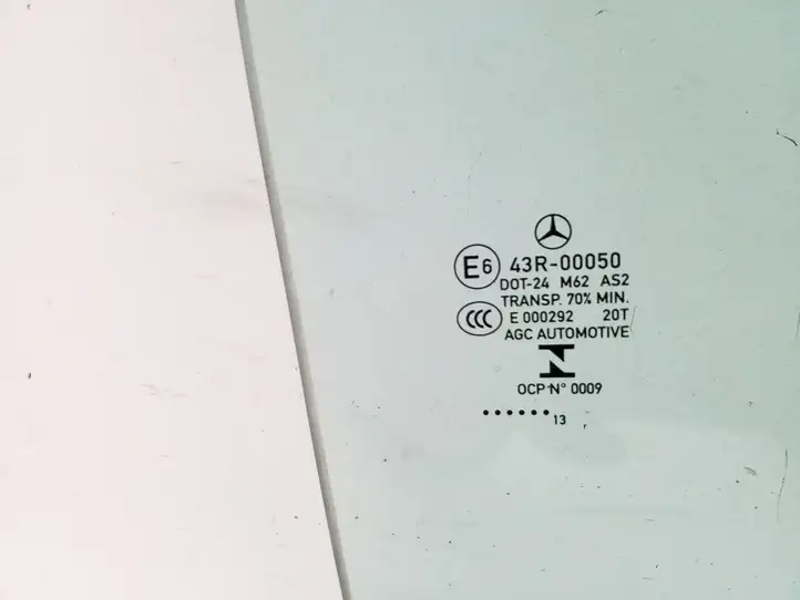 Mercedes-Benz CLA C117,X117,W117 (2013 - 2019) 43R00050 Стекло задней двери — фото 2