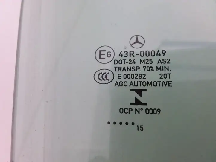 Mercedes-Benz E W212 (2009 - 2016) Стекло задней двери — фото 2