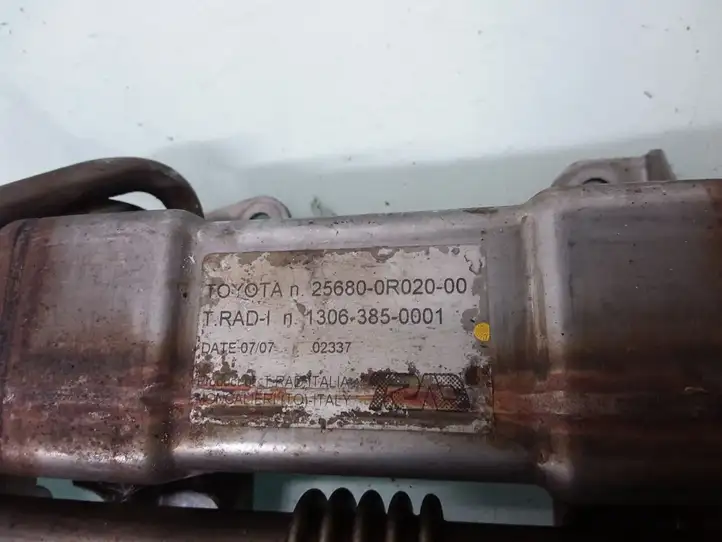 Toyota Avensis T250 (2006 - 2009) 256800R02000 Охладитель клапана EGR — фото 2