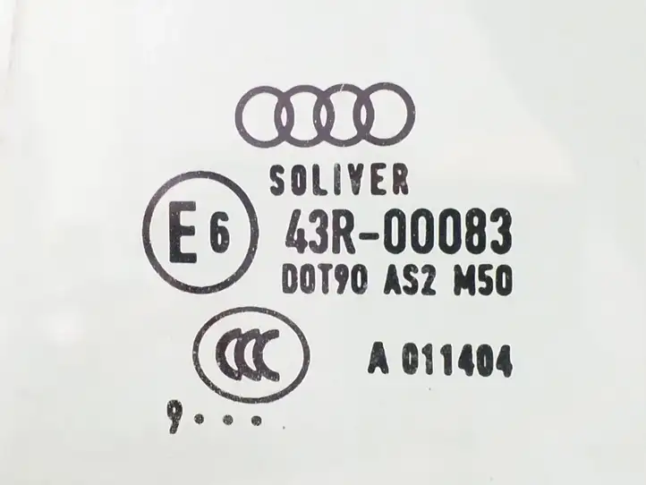 Audi A8 S8 D4 4H (2010 - 2014) AS2 Стекло задней двери — фото 2