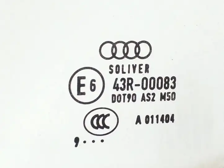 Audi A8 S8 D4 4H (2010 - 2014) AS2 Стекло задней двери — фото 2
