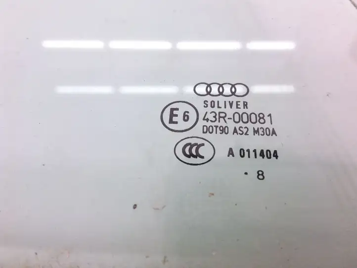 Audi A4 S4 B8 8K (2007 - 2011) AS2 Стекло задней двери — фото 3