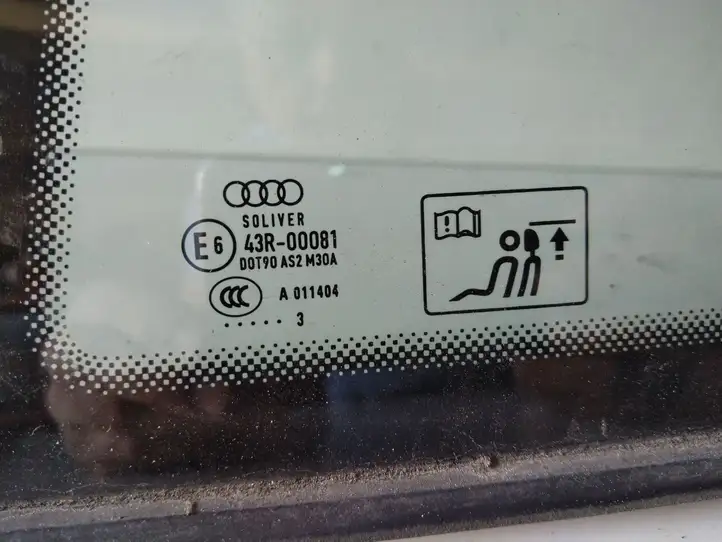 Audi S5 8T (2011 - 2016) Заднее боковое стекло — фото 3