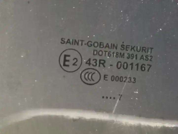 Volkswagen Touareg I (2002 - 2010) 43R001167 Стекло задней двери — фото 6