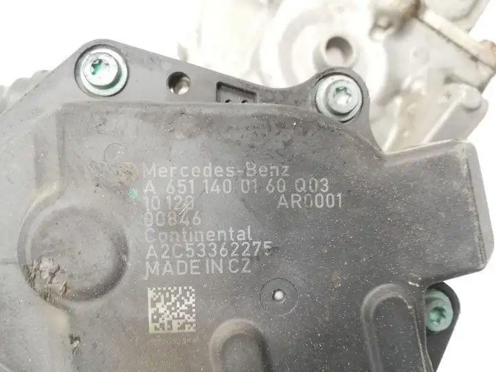 Mercedes-Benz C W204 (2007 - 2014) A6511400160 Охладитель клапана EGR — фото 2