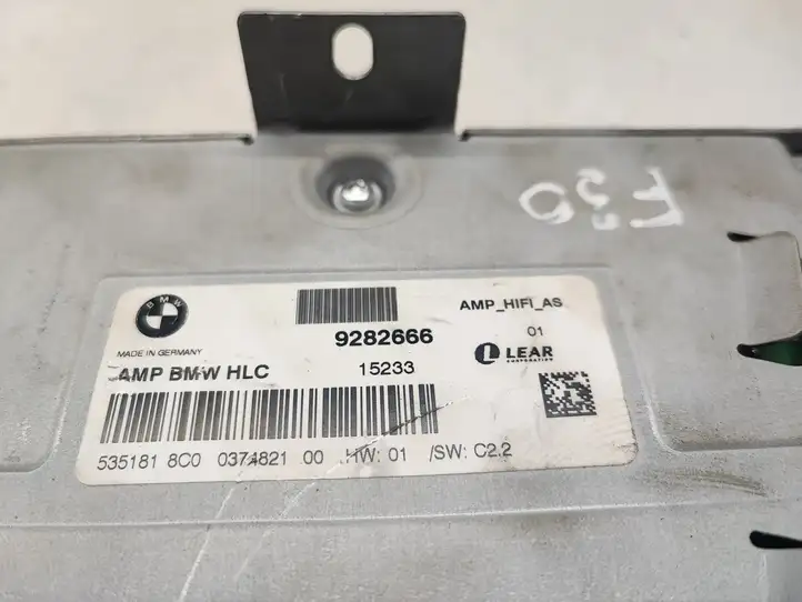 BMW 3 F30 F35 F31 (2012 - 2018) 9282666 Усилитель звука — фото 3